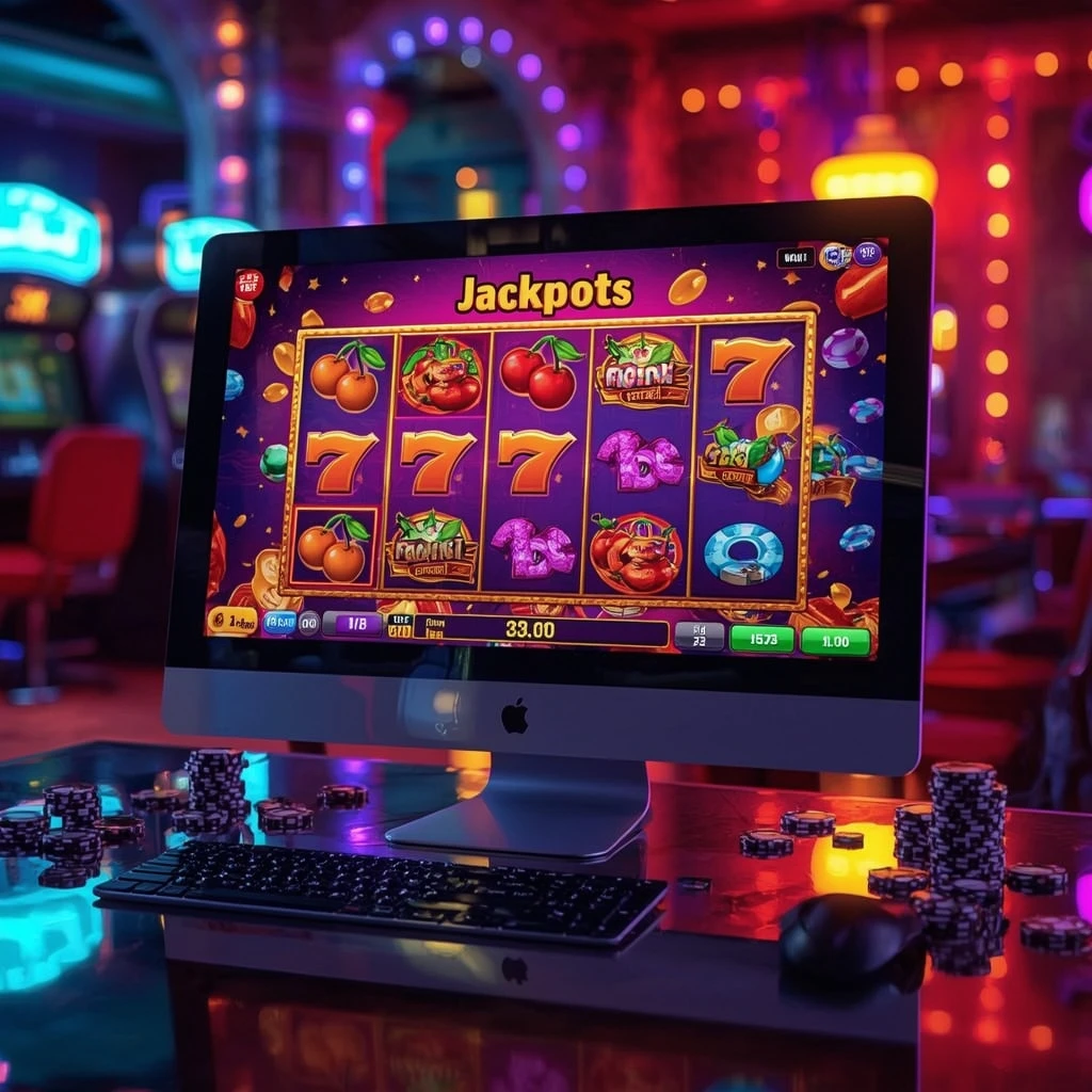 tragaperras en el monitor BETRIOT CASINO